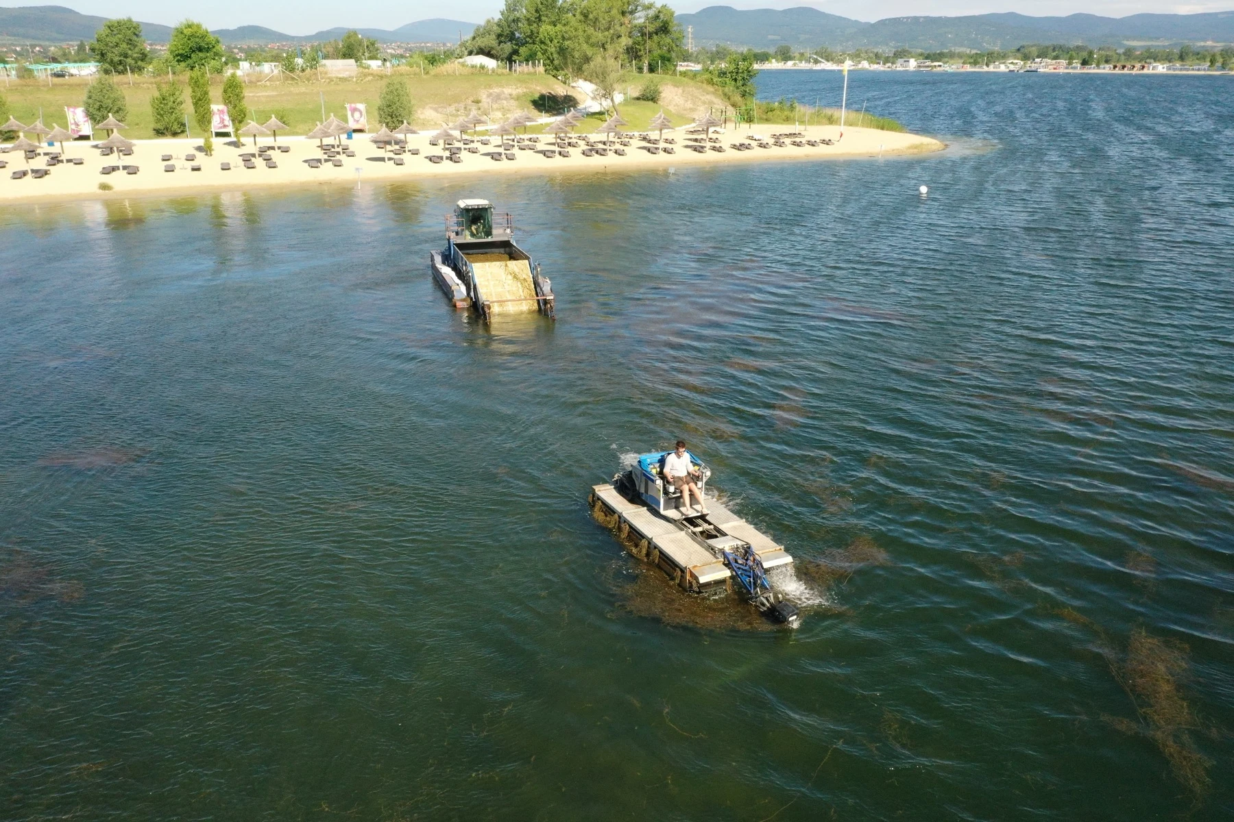 Mehaničko košenje vodenog bilja — uklanjanje biomase