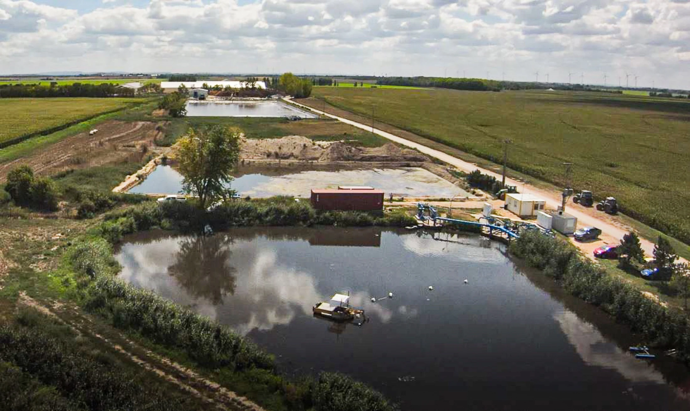 Tretman lagune za tečni stajnjak na stočnoj farmi